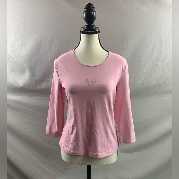 Escada Tops - Escada 3/4 sleeve T Shirt.